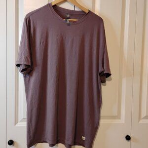Vuori Men's Dark Umber Tuvalu Crew Neck Pullover Short Sleeve T-Shirt Size XL